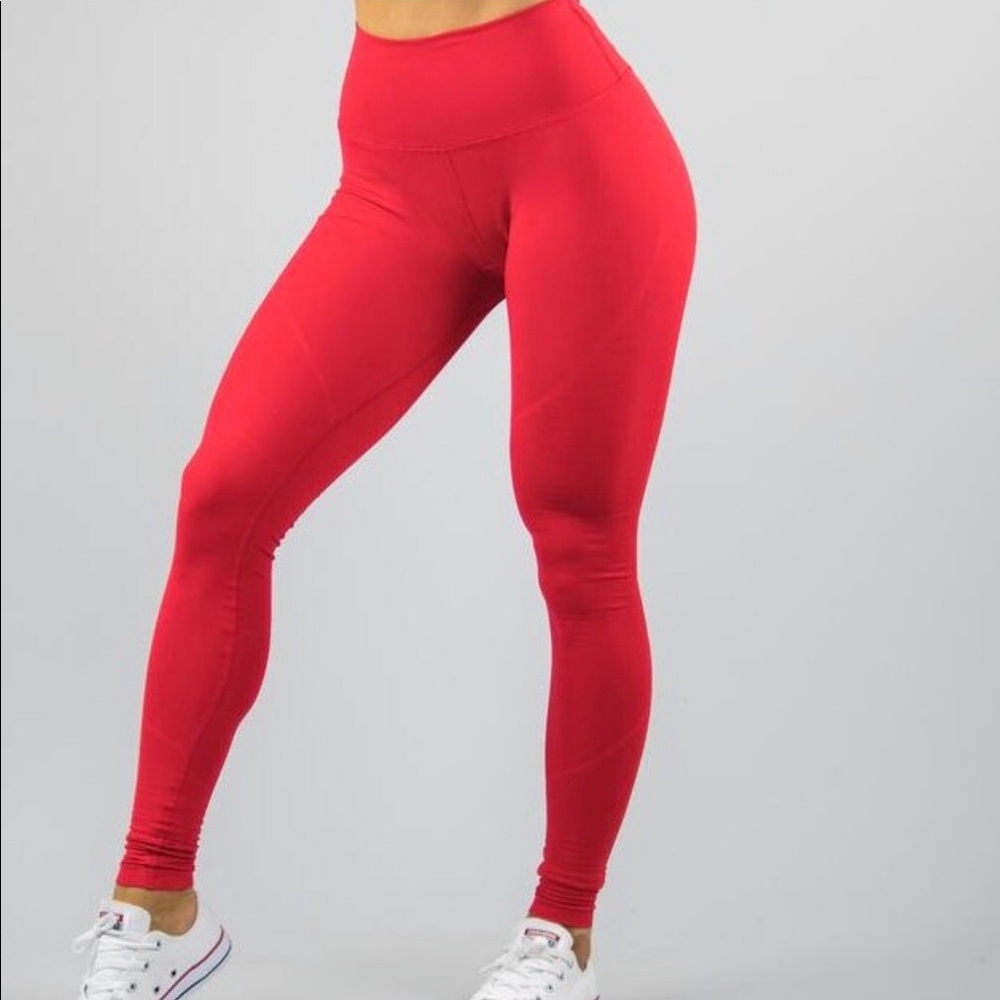 Formula Red Alphalete Revival Leggings